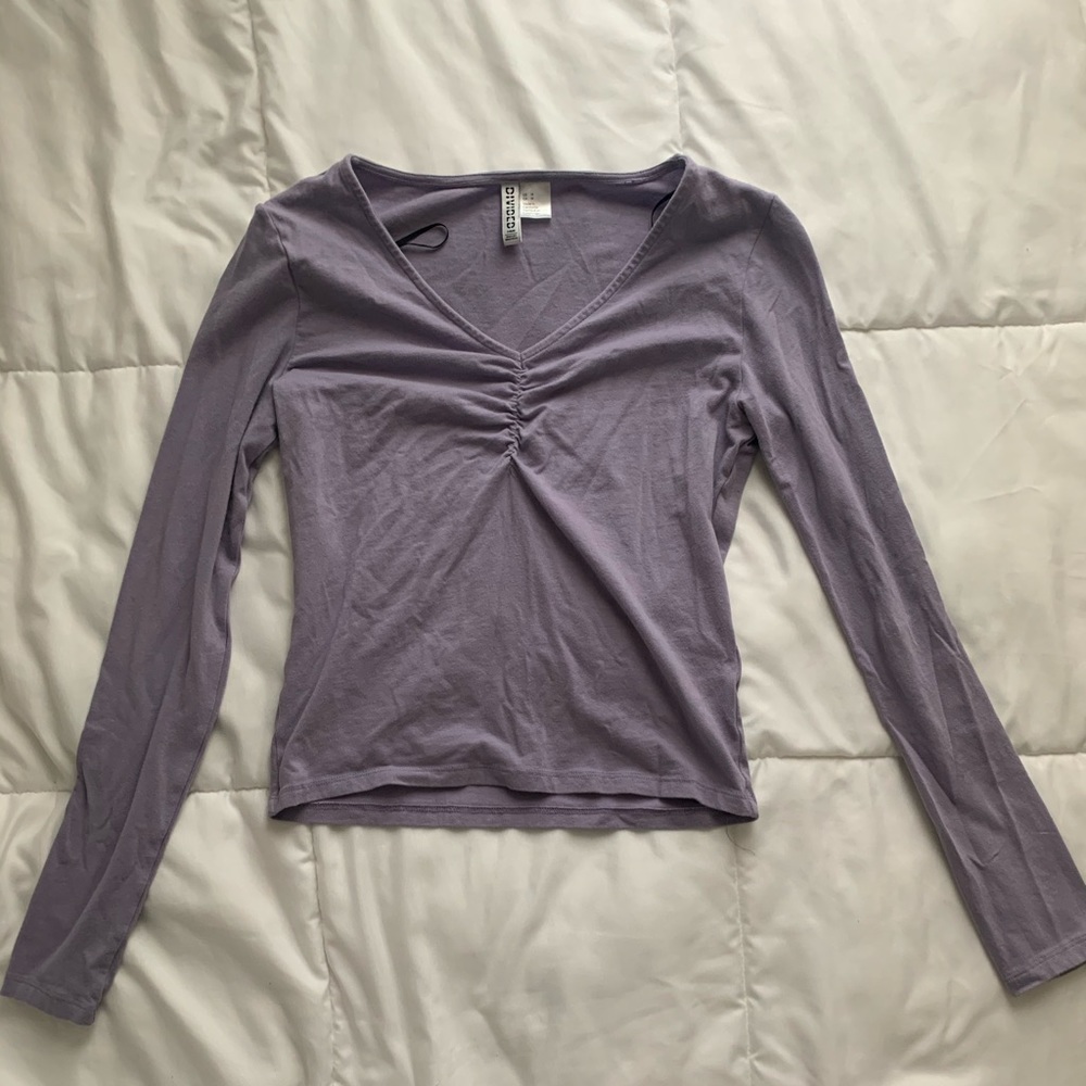 H&M Purple Crop Top